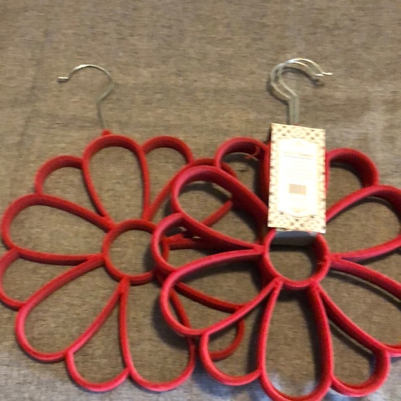 Other - Velvet Hangers Set of 2 NWT + 1 NWOT, Red